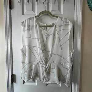Calvin Klein layered blouse xl